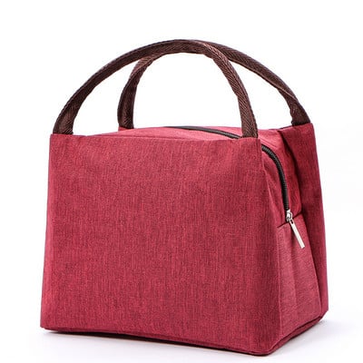 Μόνωση Oxford υφασμάτινο κουτί μεσημεριανού γεύματος Τσάντα πικνίκ Τροφίμων Bento Thermal Cooler Τσάντες αποθήκευσης Δοχείο τσάντα για γυναίκες Μαθητές Παιδιά