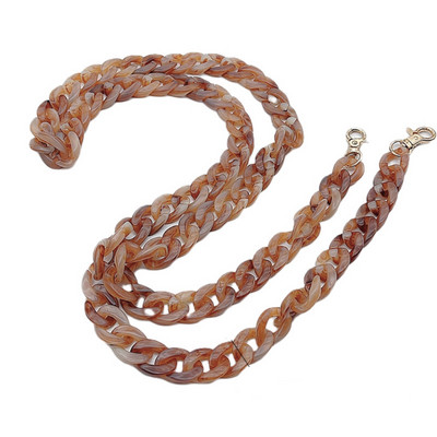 60/120 cm uklonjivi lanac od akrilne smole, remen za torbu za ručnu torbicu DIY zamjenska ručka za žensku torbu, plastične trake, dodaci za torbe