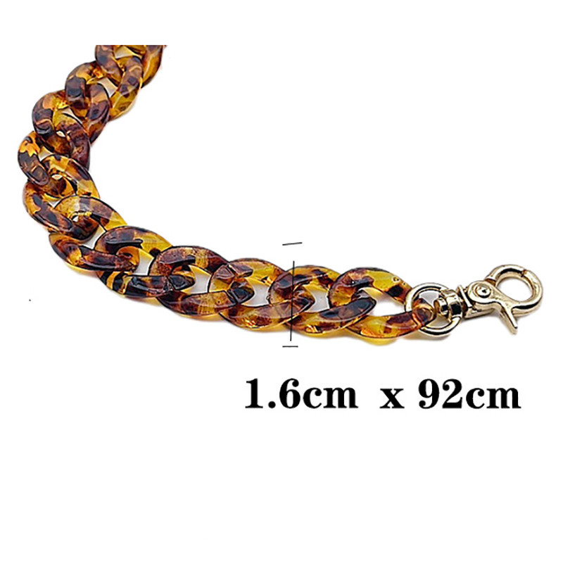 60/120 cm uklonjivi lanac od akrilne smole, remen za torbu za ručnu torbicu DIY zamjenska ručka za žensku torbu, plastične trake, dodaci za torbe