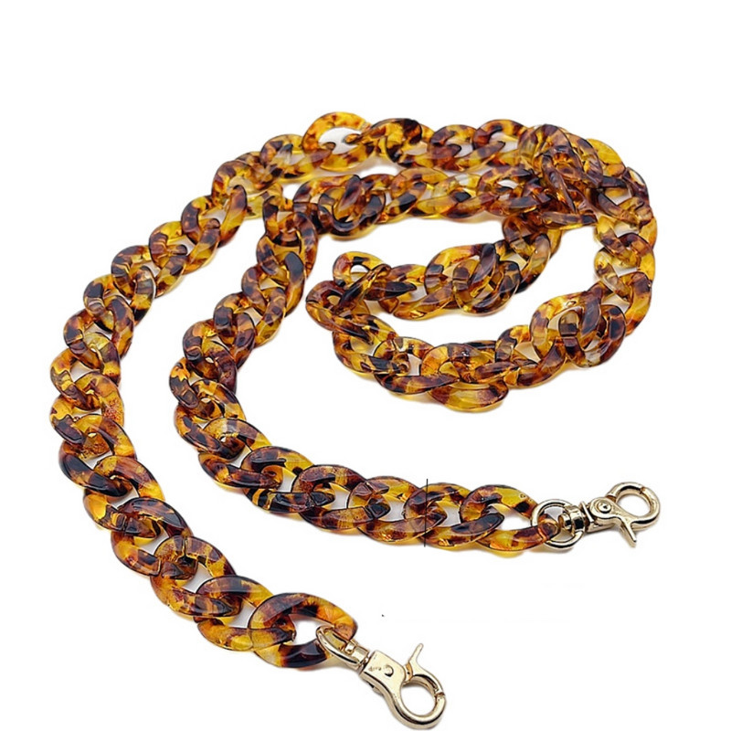 60/120 cm uklonjivi lanac od akrilne smole, remen za torbu za ručnu torbicu DIY zamjenska ručka za žensku torbu, plastične trake, dodaci za torbe