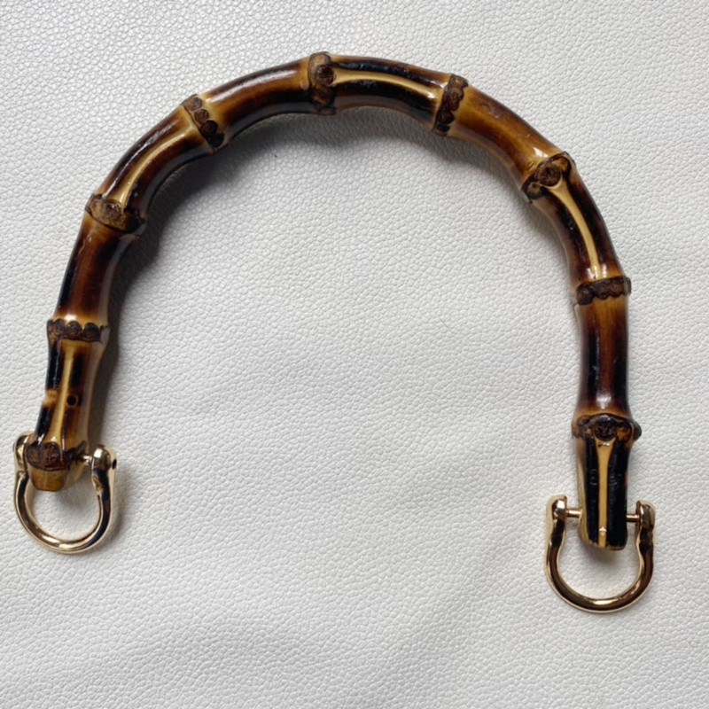 Bambusova ručka za torbice i ručne torbe, ručka za ručnu torbicu u obliku slova U za izradu torbica „uradi sam“ zamjenski dodatak za ručku torbice