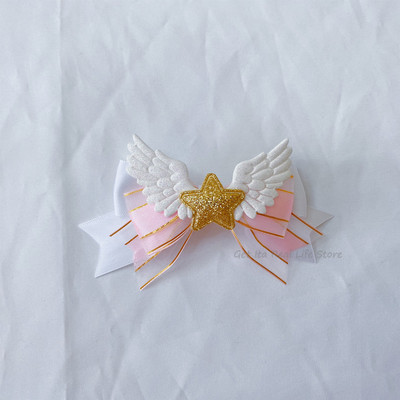 Kawaii Bow Ita Bag Chain Candy Colors Star Wing Bow Pins Podesiva DIY torba Pearl Chain Anime Itabag Decoration Accessories H340