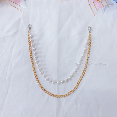 Kawaii Bow Ita Bag Chain Candy Colors Star Wing Bow Pins Podesiva DIY torba Pearl Chain Anime Itabag Decoration Accessories H340