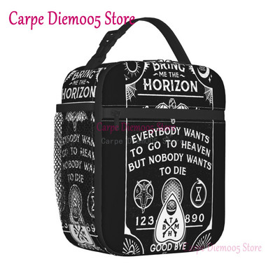 Mystická duchovná doska Halloween Witch Lunch Box nepriepustný Ouija okultný mágia chladič termálne izolované jedlo obed taška kancelária