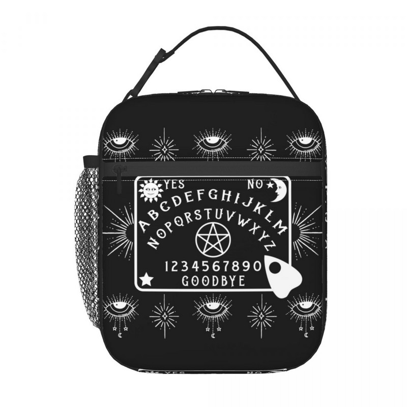 Mystická duchovná doska Halloween Witch Lunch Box nepriepustný Ouija okultný mágia chladič termálne izolované jedlo obed taška kancelária