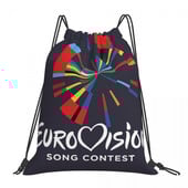 Eurovizijos dainų konkursas Klasikinis logotipas raišteliai Krepšiai Kuprinės Rankinės Virveliniai Krepšiai Vyriška kuprinė Kuprinės laikymo krepšys