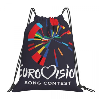 Eurovizijos dainų konkursas Klasikinis logotipas raišteliai Krepšiai Kuprinės Rankinės Virveliniai Krepšiai Vyriška kuprinė Kuprinės laikymo krepšys