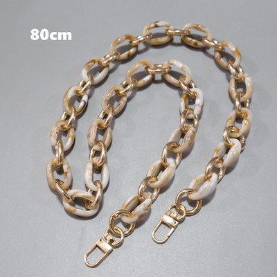 Modes sieviešu rokassomu aksesuāru ķēdes Melns bēšs dzintara krāsas metāls, noņemams sveķu luksusa siksna, sieviešu sajūga plecu soma ķēde