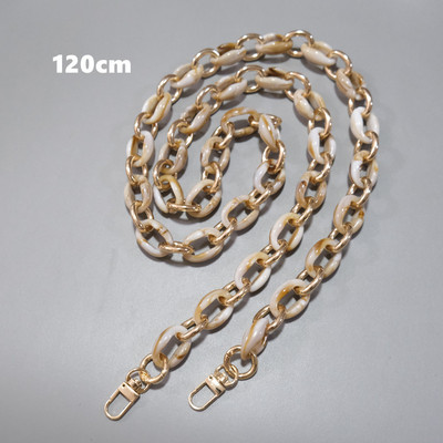 Modes sieviešu rokassomu aksesuāru ķēdes Melns bēšs dzintara krāsas metāls, noņemams sveķu luksusa siksna, sieviešu sajūga plecu soma ķēde