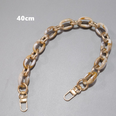 Modes sieviešu rokassomu aksesuāru ķēdes Melns bēšs dzintara krāsas metāls, noņemams sveķu luksusa siksna, sieviešu sajūga plecu soma ķēde