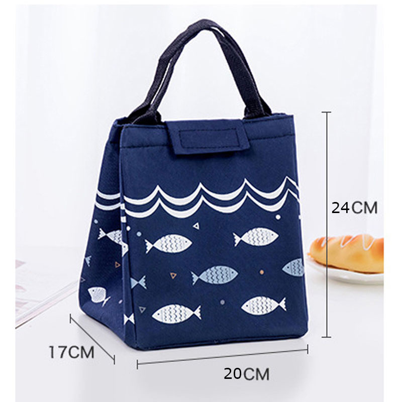 Funkcionalni uzorak, rashladna kutija za ručak, prijenosna izolirana poliesterska torba za ručak, termalne torbe za piknik za ručak za žene, djecu
