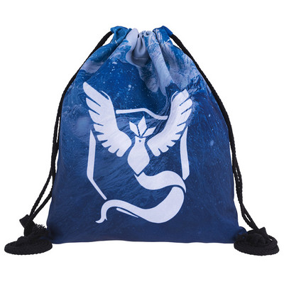 Ženska ruksak s uzicom Smiješni crtani uzorak Zvjezdano nebo Vanzemaljac torba s uzicom Putna džepna torba s uzicom Školska torba