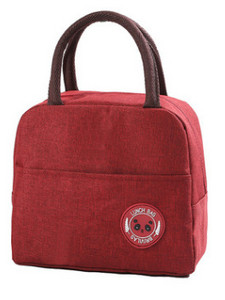 Amiqi toplinski izolirana torba Kutija za ručak velikog kapaciteta za žene Prijenosni hladnjak, hladnjak Ručne torbe Vodootporna Kawaii torba za hranu za posao