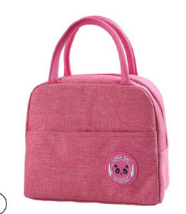 Amiqi toplinski izolirana torba Kutija za ručak velikog kapaciteta za žene Prijenosni hladnjak, hladnjak Ručne torbe Vodootporna Kawaii torba za hranu za posao