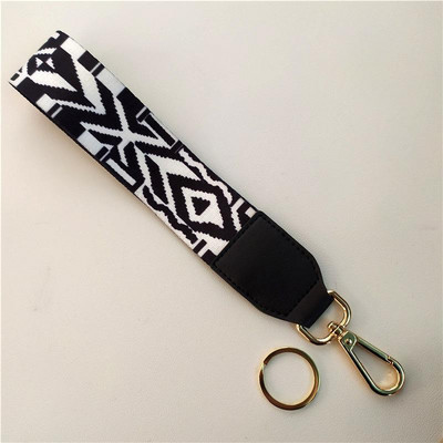 Modni, nova boja, etno stil, remen za ruku, ručka s privjeskom za ključeve, ukrasni remen, remen za dodatke, kratki dodaci za ruke, ručka torbe