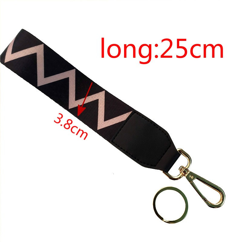 Modni, nova boja, etno stil, remen za ruku, ručka s privjeskom za ključeve, ukrasni remen, remen za dodatke, kratki dodaci za ruke, ručka torbe