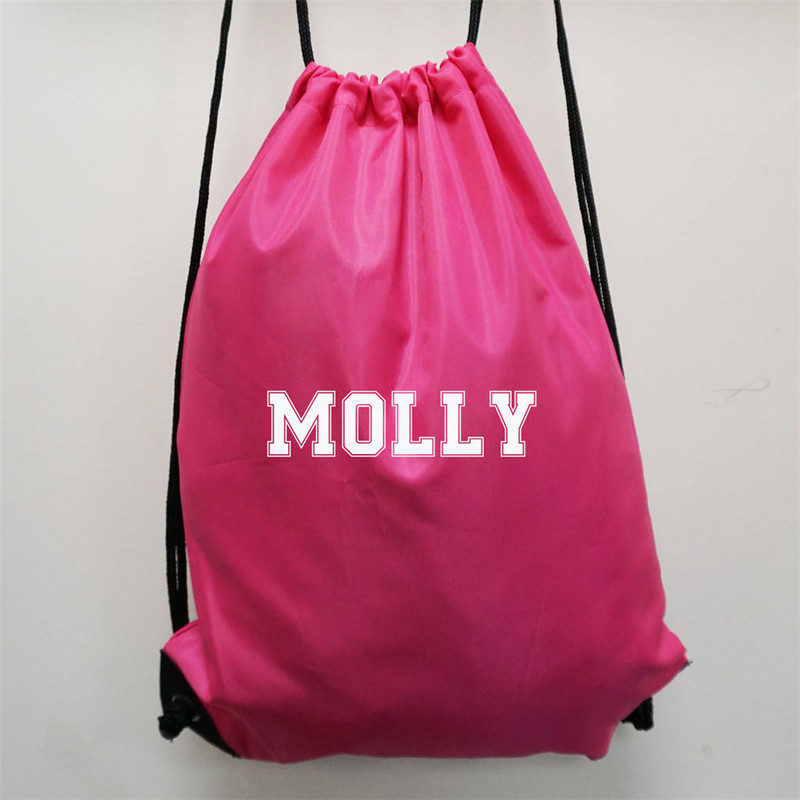 Dječja personalizirana PE torba za teretanu Prilagođeno ime Dječja torba za plivanje s uzicom Sportska torba Pokloni za rođendanske zabave
