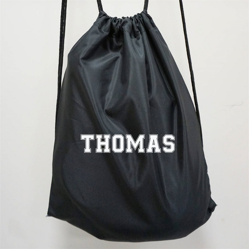 Dječja personalizirana PE torba za teretanu Prilagođeno ime Dječja torba za plivanje s uzicom Sportska torba Pokloni za rođendanske zabave