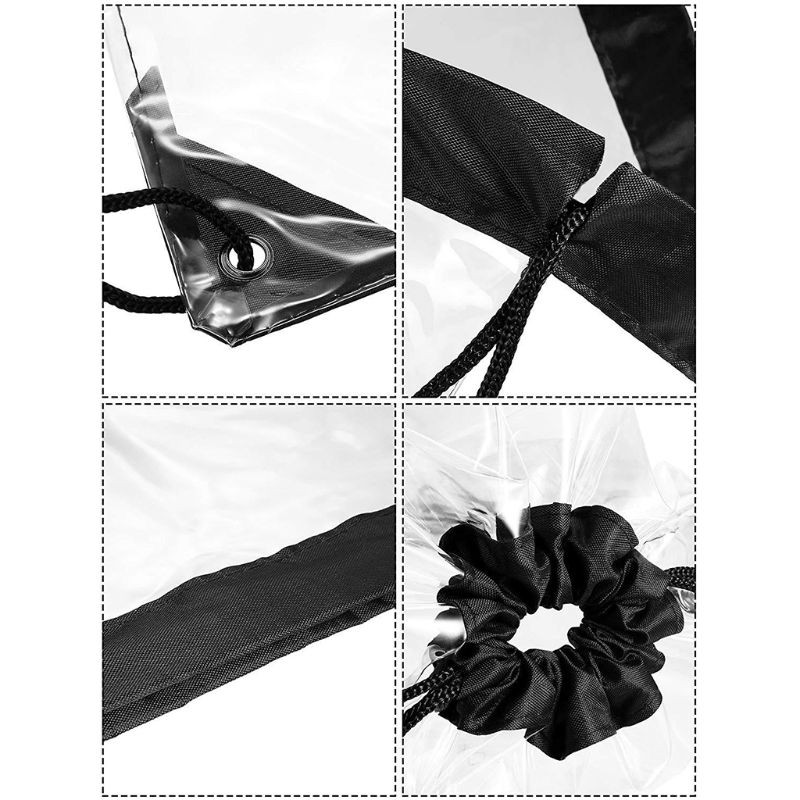 Novi prozirni školski ruksak s vezom za sportsku torbu