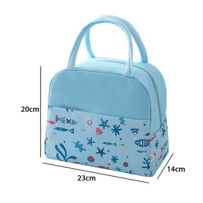 Ebédtáska hűtőtáska hordozható szigetelt doboz vászon termikus hideg étel konténer iskolai piknik férfiaknak nőknek gyerekeknek utazó ebédlődobozok