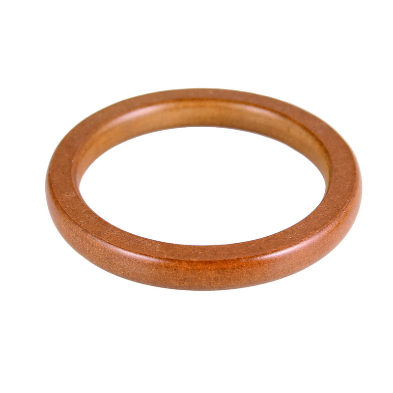 Kerek fa fogantyú kézzel készített kézitáskához Barkácsolás hordtáska pénztárca keret készítés táska akasztó táska tartozékok alkatrészek akasztó