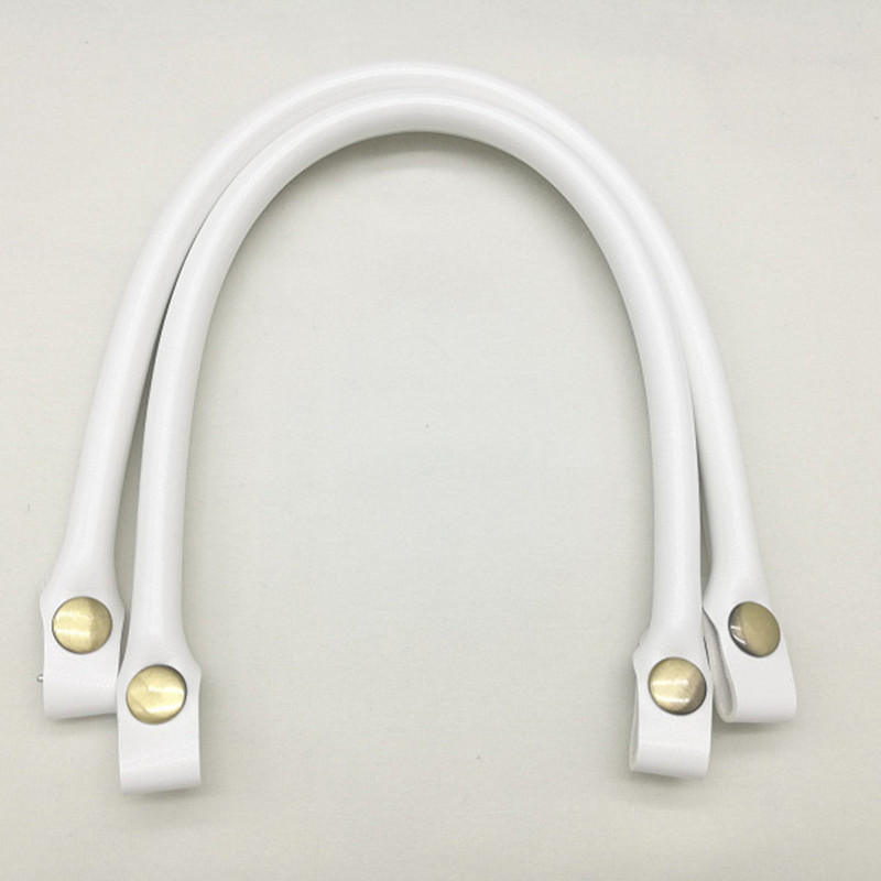 1 pereche 40 cm mâner cu buton rapid geantă de femei geantă de mână subțire detașabilă din piele PU mânere cureaua de schimb pentru geantă Acceso