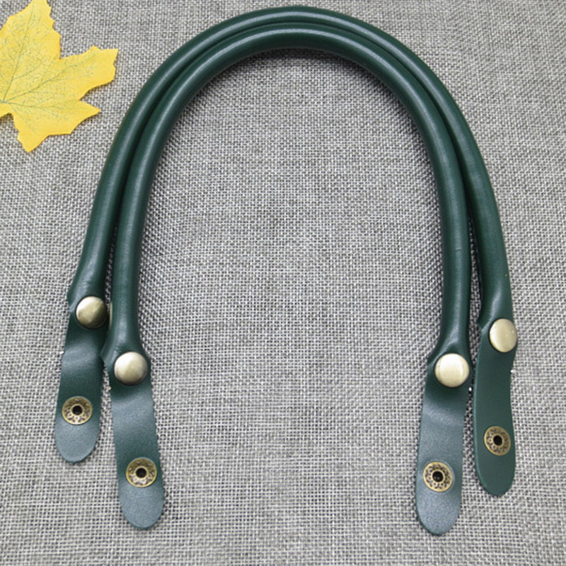 1 pereche 40 cm mâner cu buton rapid geantă de femei geantă de mână subțire detașabilă din piele PU mânere cureaua de schimb pentru geantă Acceso