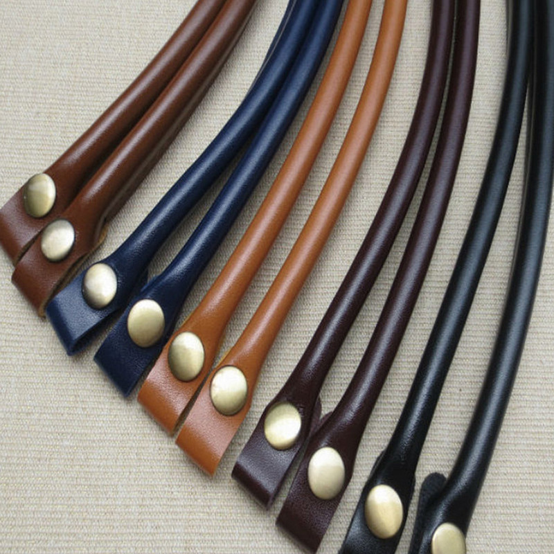 1 pereche 40 cm mâner cu buton rapid geantă de femei geantă de mână subțire detașabilă din piele PU mânere cureaua de schimb pentru geantă Acceso