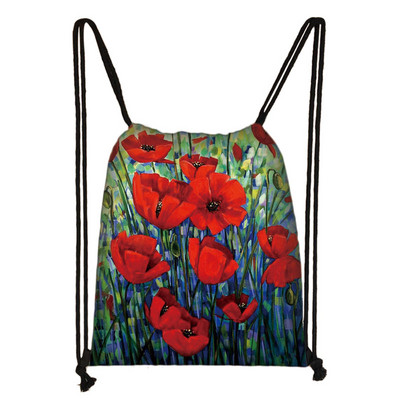 Geantă frumoasă cu șnur cu imprimeu de fluturi Genți de depozitare la modă pentru femei Rucsac casual cu spate moale Geantă de călătorie pentru fete adolescente