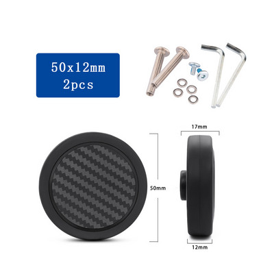 2 buc/set Roți pentru valiză Accesorii pentru bagaje Axe pentru roți de schimb Instrumente de reparație Deluxe Rotile Saci cu accesorii cu șuruburi