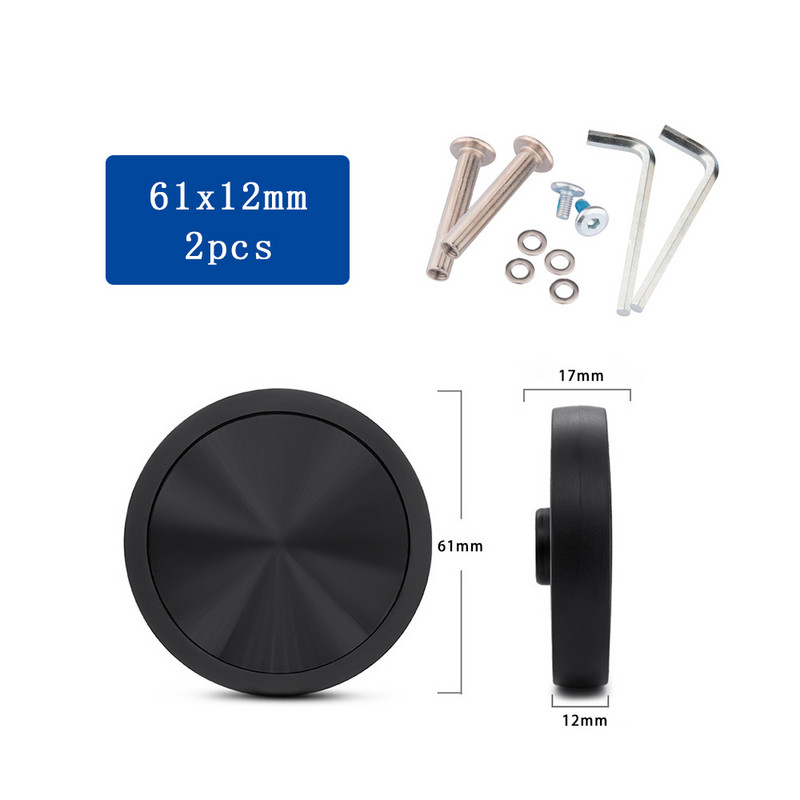 2 buc/set Roți pentru valiză Accesorii pentru bagaje Axe pentru roți de schimb Instrumente de reparație Deluxe Rotile Saci cu accesorii cu șuruburi