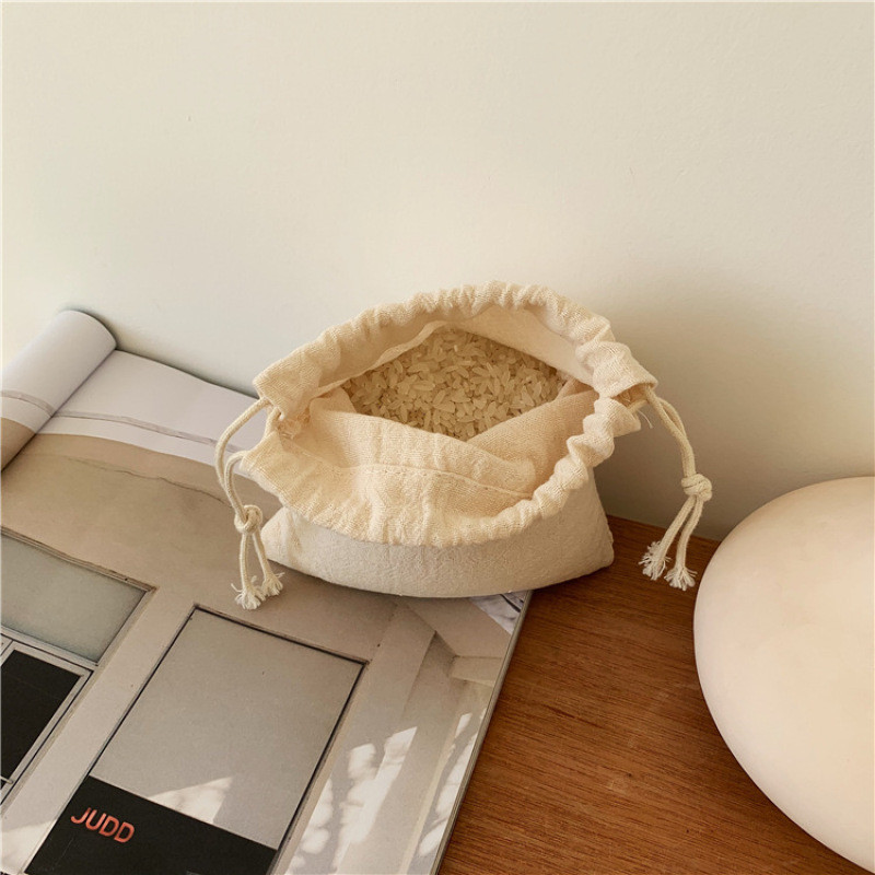 Japanska plisirana pamučna torbica za pohranu pakiranja Poklon vrećica Organizator nakita Božićna torba