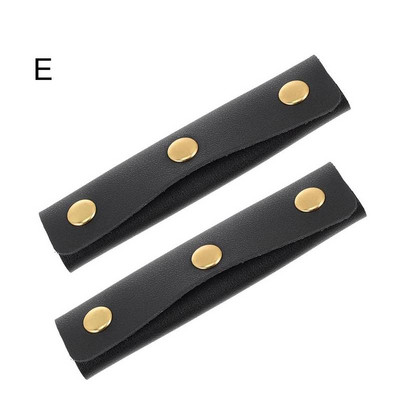 2 buc 10X12 cm Mâner pentru valiză din piele moale Mâner de protecție pentru bagaje înveliș din piele Anti-accident vascular cerebral Curea de umăr pentru cărucior