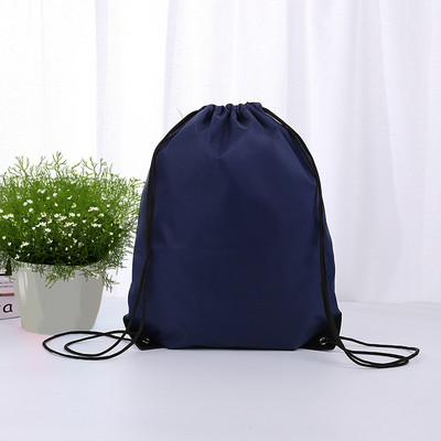 Személyre szabott testreszabás Nyomtatási kép / embléma / név a zsinóros táskán Női Férfi Causal Hátizsák Utazótáskák Sporttáska