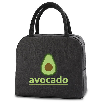 Divat hordozható, hőszigetelt ebédlőtáska Avocado Print Cooler Ebédlődoboz Tárolótáska Lady Carry Picinic ételhordó szigetelés