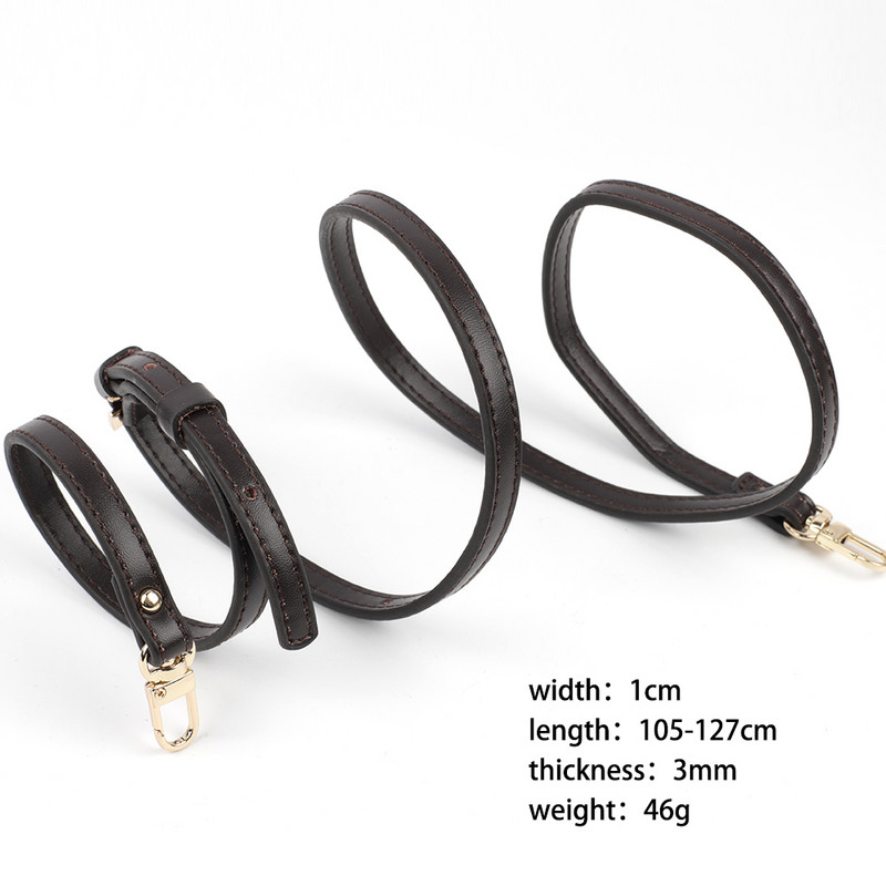 Nuimamos rankenos pakaitinių krepšių dirželis „pasidaryk pats“ rankinės diržas PU oda 105---127 cm krepšio dirželis pečių krepšio dalys, priedai