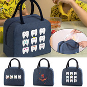 Torba za ručak, ručka, izolacija, rashladna torba za žene, dječja kutija za ručak, piknik, putovanja, prijenosni otisak zuba, doručak, termalno skladištenje hrane