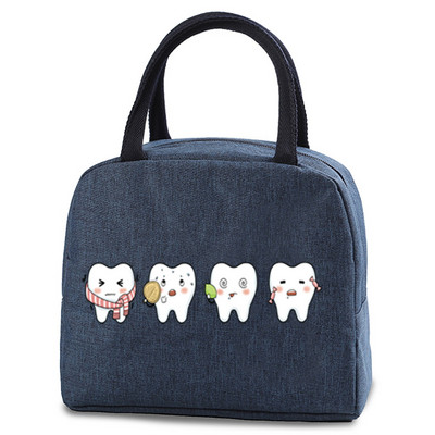 Torba za ručak, ručka, izolacija, rashladna torba za žene, dječja kutija za ručak, piknik, putovanja, prijenosni otisak zuba, doručak, termalno skladištenje hrane