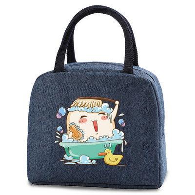 Torba za ručak, ručka, izolacija, rashladna torba za žene, dječja kutija za ručak, piknik, putovanja, prijenosni otisak zuba, doručak, termalno skladištenje hrane