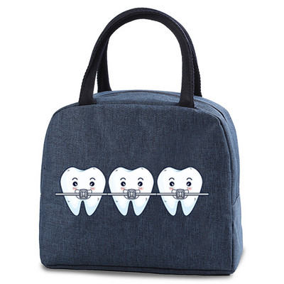 Torba za ručak, ručka, izolacija, rashladna torba za žene, dječja kutija za ručak, piknik, putovanja, prijenosni otisak zuba, doručak, termalno skladištenje hrane