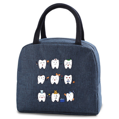 Torba za ručak, ručka, izolacija, rashladna torba za žene, dječja kutija za ručak, piknik, putovanja, prijenosni otisak zuba, doručak, termalno skladištenje hrane