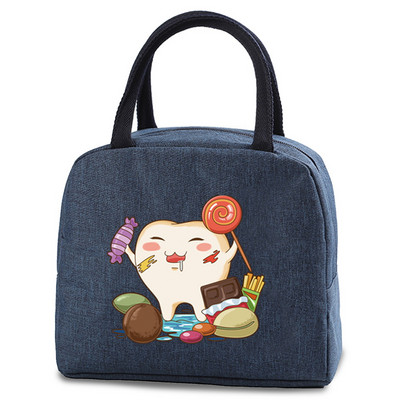 Torba za ručak, ručka, izolacija, rashladna torba za žene, dječja kutija za ručak, piknik, putovanja, prijenosni otisak zuba, doručak, termalno skladištenje hrane