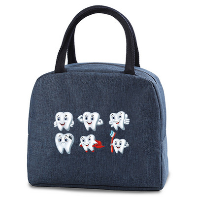 Torba za ručak, ručka, izolacija, rashladna torba za žene, dječja kutija za ručak, piknik, putovanja, prijenosni otisak zuba, doručak, termalno skladištenje hrane