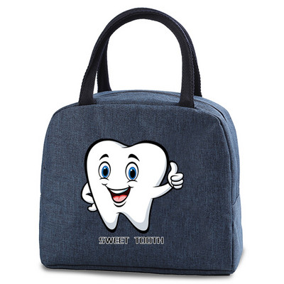 Torba za ručak, ručka, izolacija, rashladna torba za žene, dječja kutija za ručak, piknik, putovanja, prijenosni otisak zuba, doručak, termalno skladištenje hrane