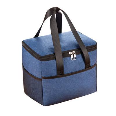 Nagy kapacitású kemping hőhűtő táska ebéd táska vízálló Oxford szövetből készült piknik szigetelt táska zsák ebédlődoboz piknikkosár