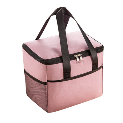 Nagy kapacitású kemping hőhűtő táska ebéd táska vízálló Oxford szövetből készült piknik szigetelt táska zsák ebédlődoboz piknikkosár