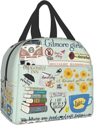 Gilmore Girls Lunch Tote Bag za ženske darove Modna sklopiva Jednostavna Moderna DIY torba Velika