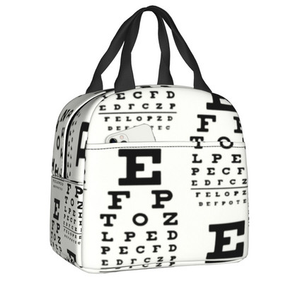 Genți de prânz izolate pentru examene oftalmologice pentru femei optometrist optician Cooler termic portabil Bento Box School