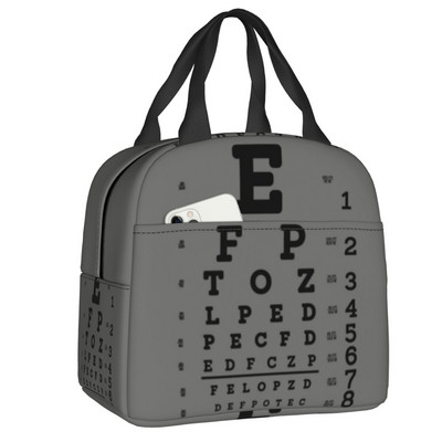 Genți de prânz izolate pentru examene oftalmologice pentru femei optometrist optician Cooler termic portabil Bento Box School