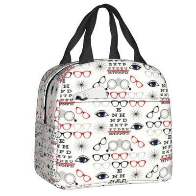 Genți de prânz izolate pentru examene oftalmologice pentru femei optometrist optician Cooler termic portabil Bento Box School